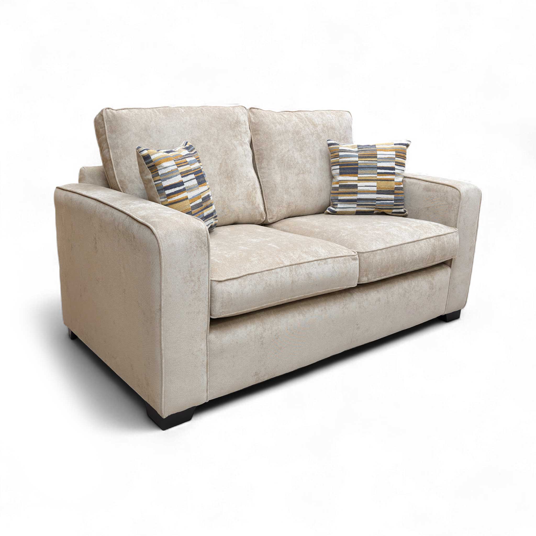'Abberton' Kingston Cream Fabric 2 Seater Sofa - Image 4