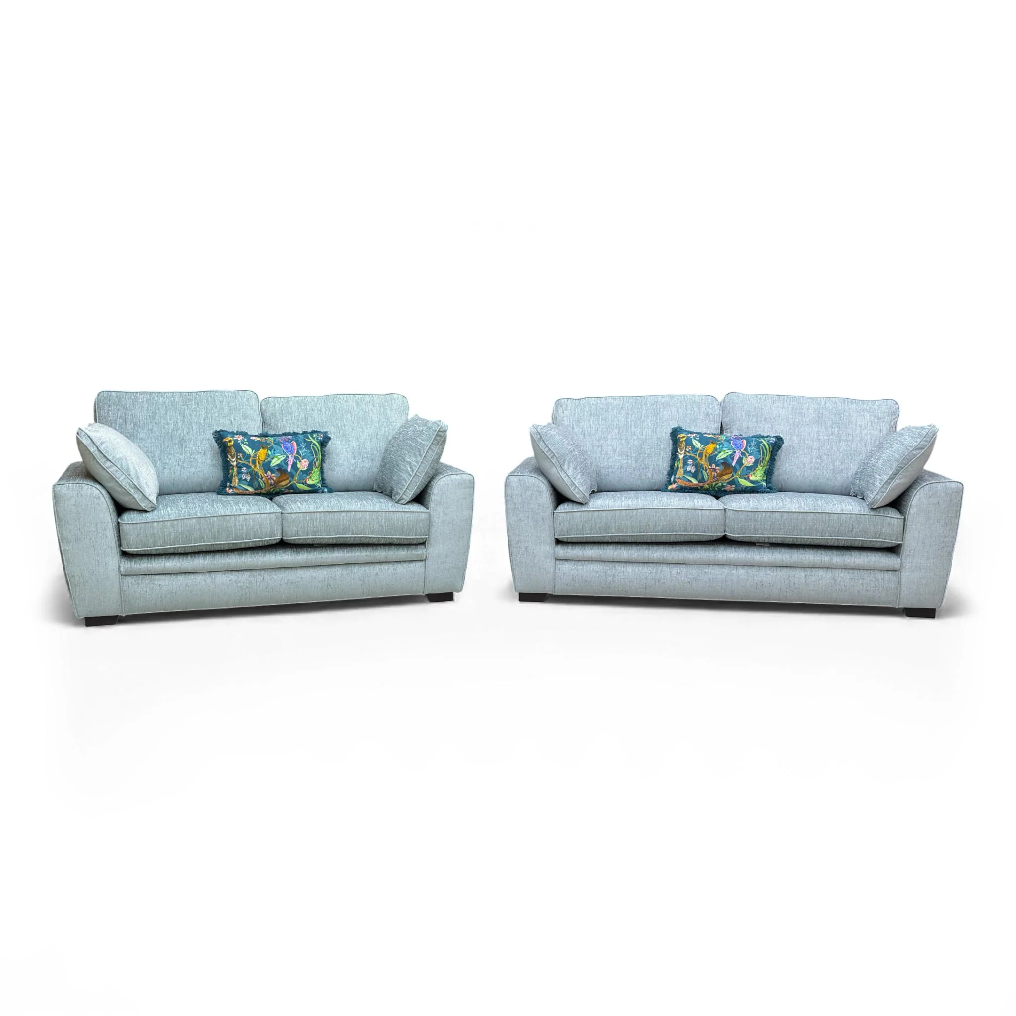 'Chalfont' Eau De Nil Fabric 3 + 2 Seater Sofa Set