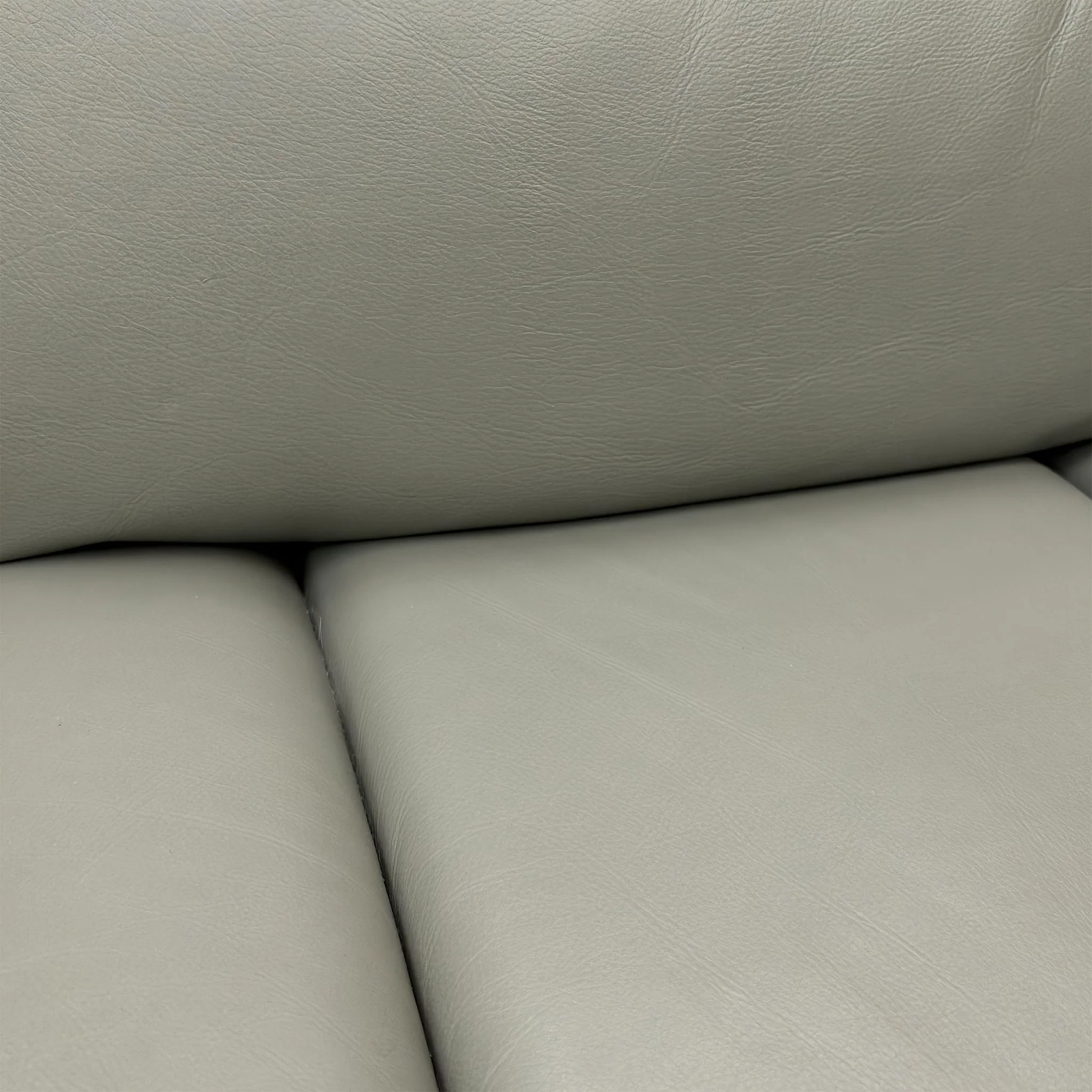 'Cinemax' Natural Ash La-4825 Leather 3 Seater 3 Cushion Media Arms Power Recliner Sofa with Power Headrests + Leather Static 2 Seater Sofa - Image 5