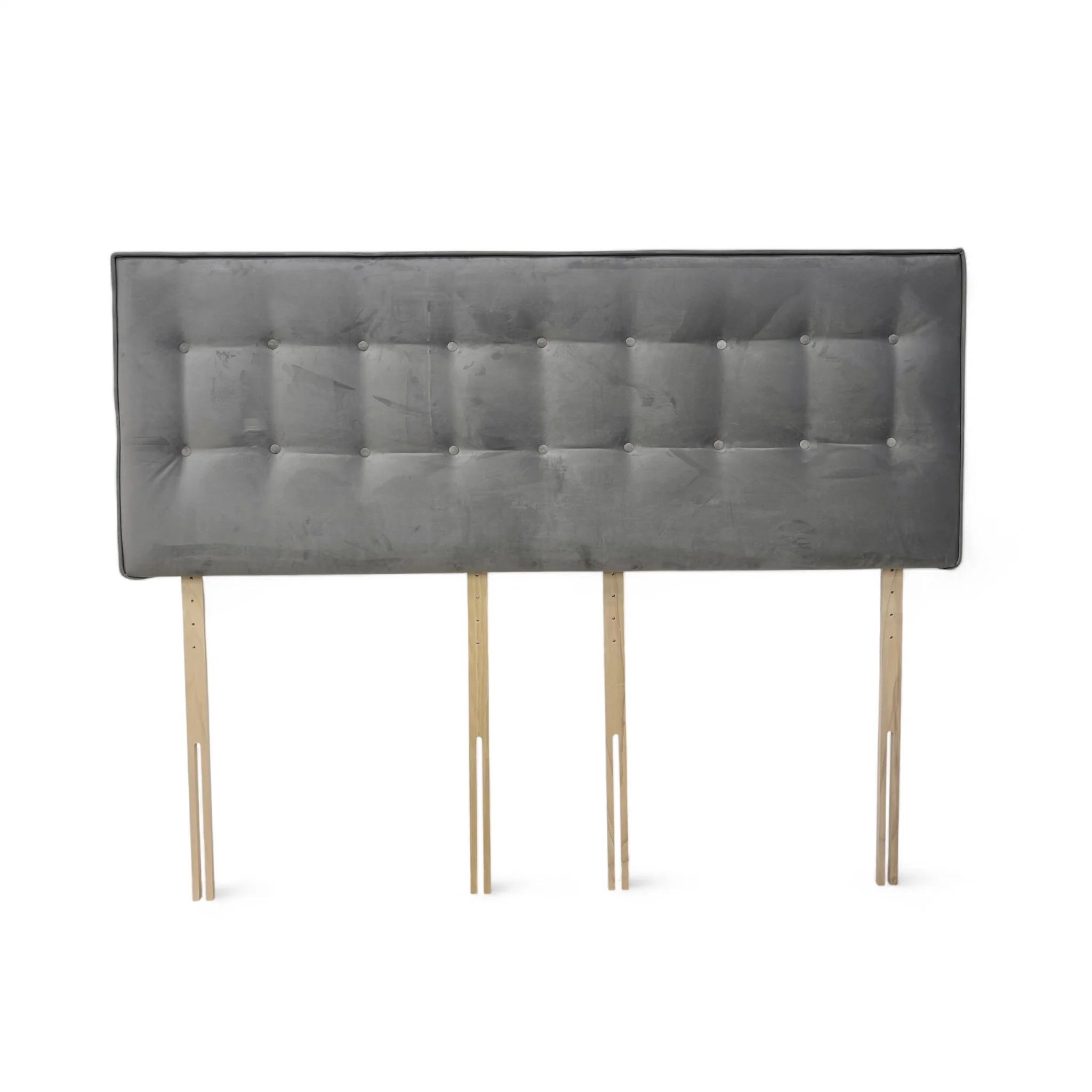 'Coral’ Luxury Silver Strutted Headboard - Super King - Image 3