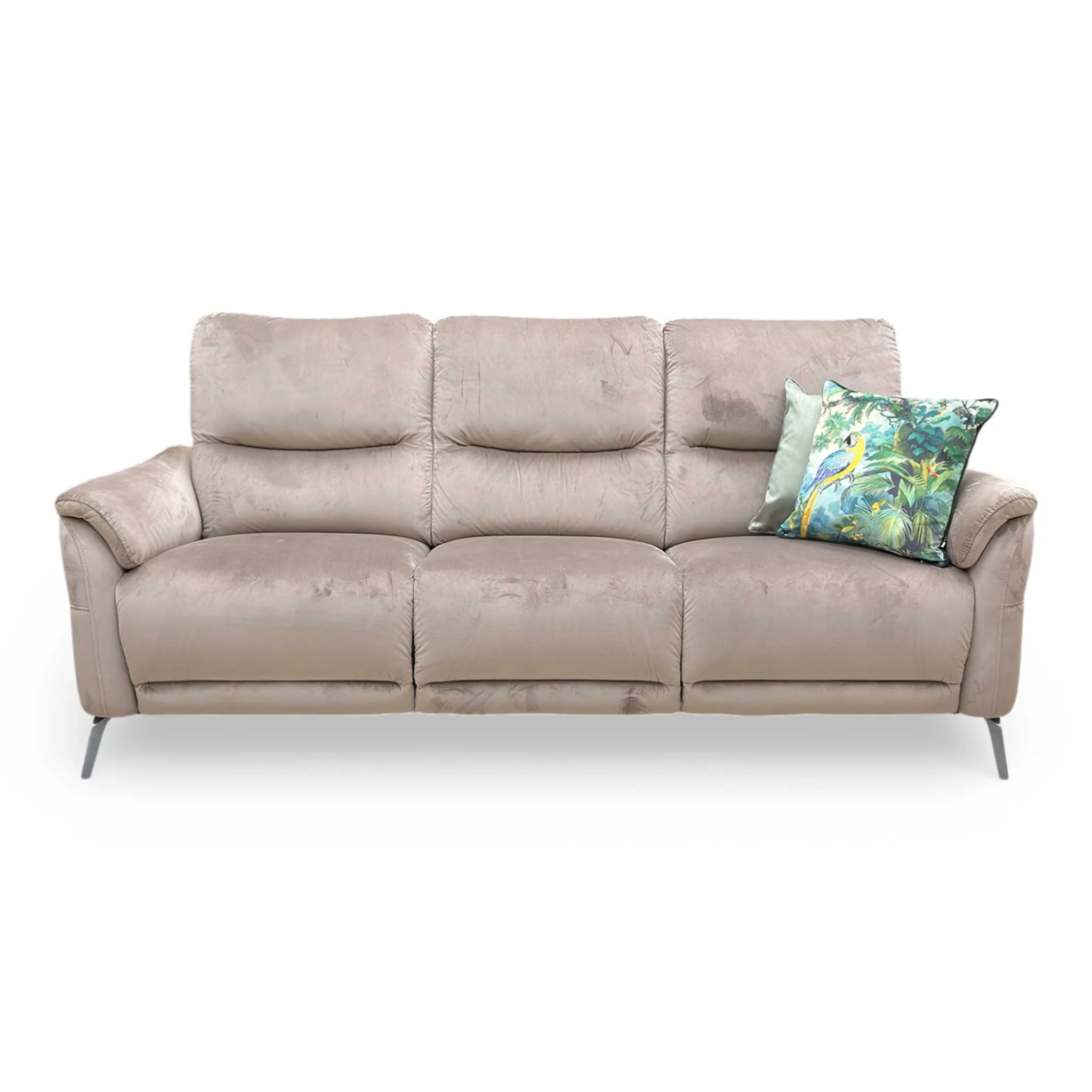 ‘Daytona’ Opulence Cedar 51014 Velvet 3 Seater Sofa - Image 4