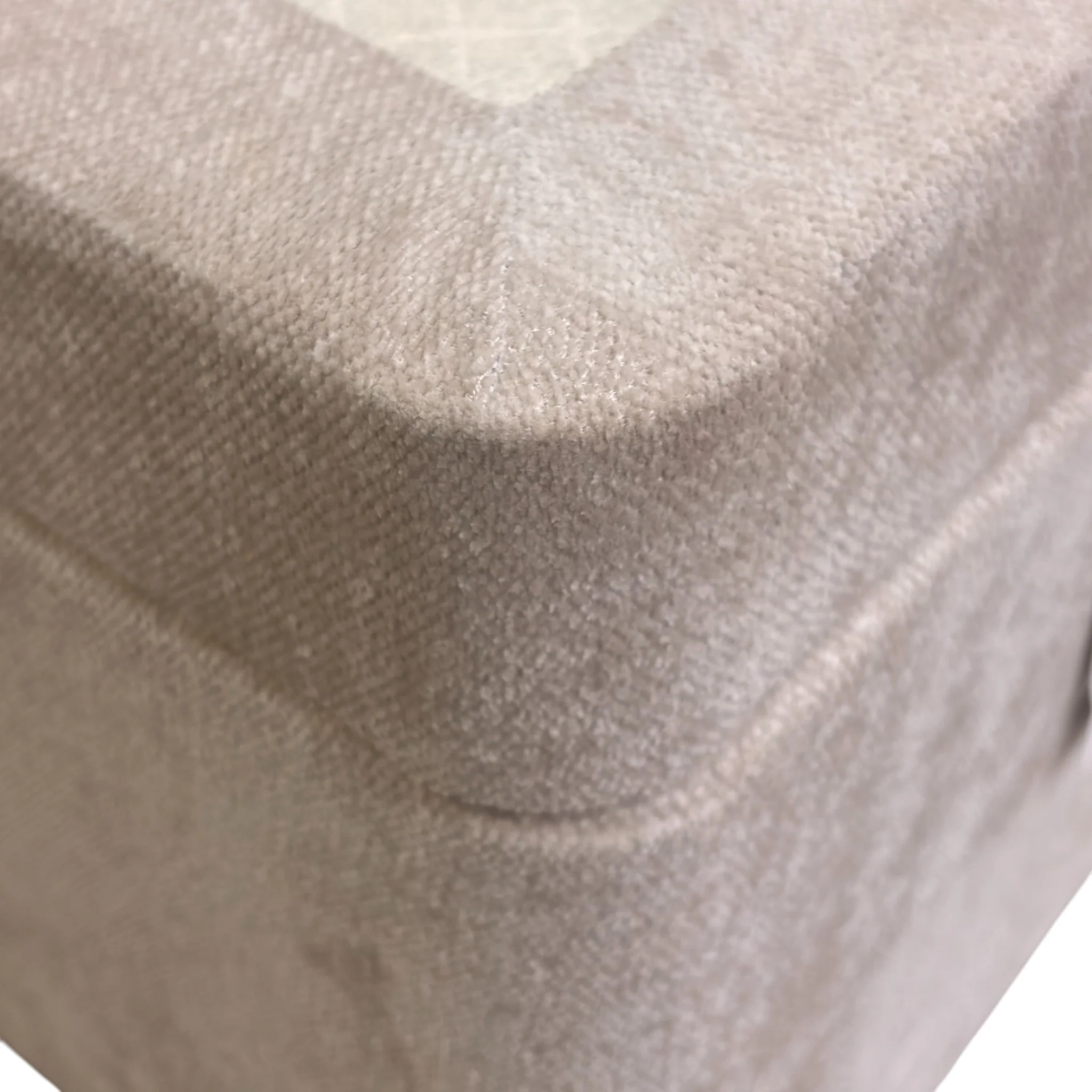 'Finesse' Oatmeal Fabric Double End Lift Ottoman Base Only - King - Image 9