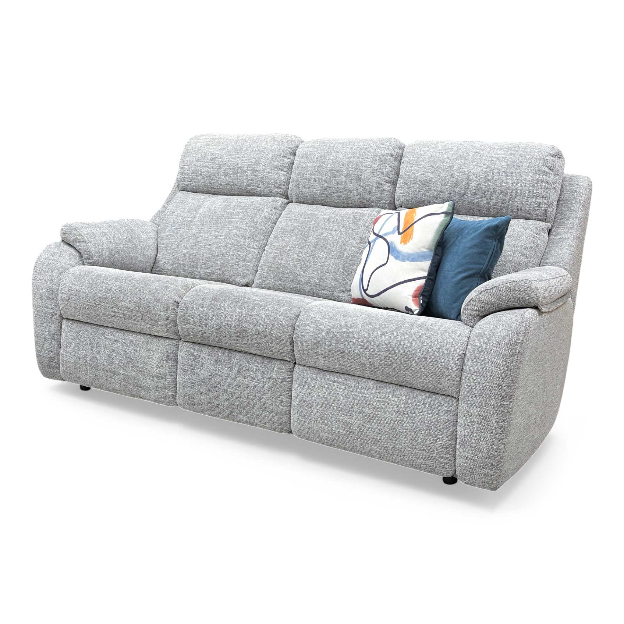 G Plan ‘Kingsbury' B102 Shore Oatmeal Woven Fabric 3 Seater Sofa - Image 6