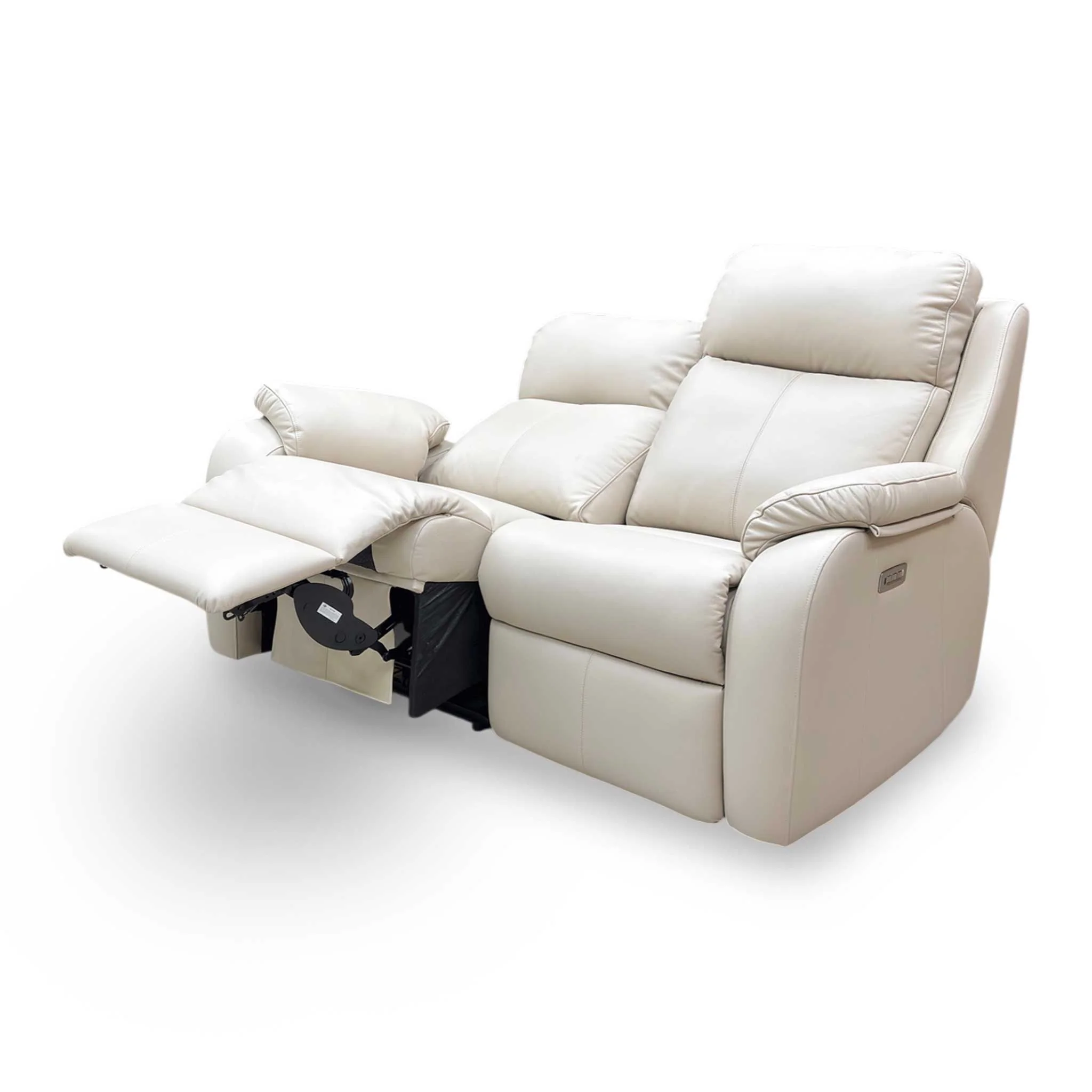 G Plan ‘Kingsbury’ L843 Cambridge Stone Leather 2 Seater Power Recliner Sofa with Power Headrests and Power Lumbar - Image 5