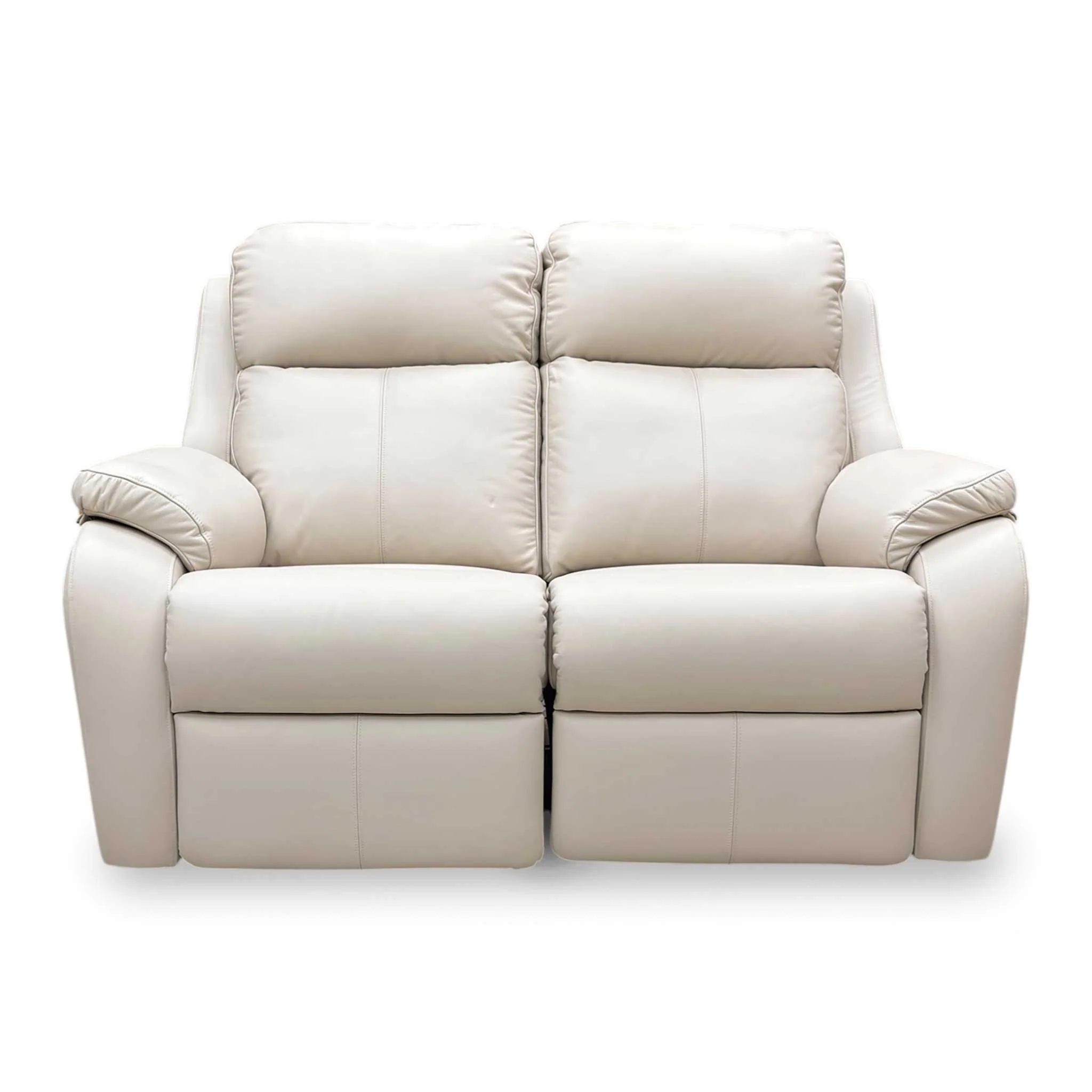 G Plan ‘Kingsbury’ L843 Cambridge Stone Leather 2 Seater Power Recliner Sofa with Power Headrests and Power Lumbar - Image 6