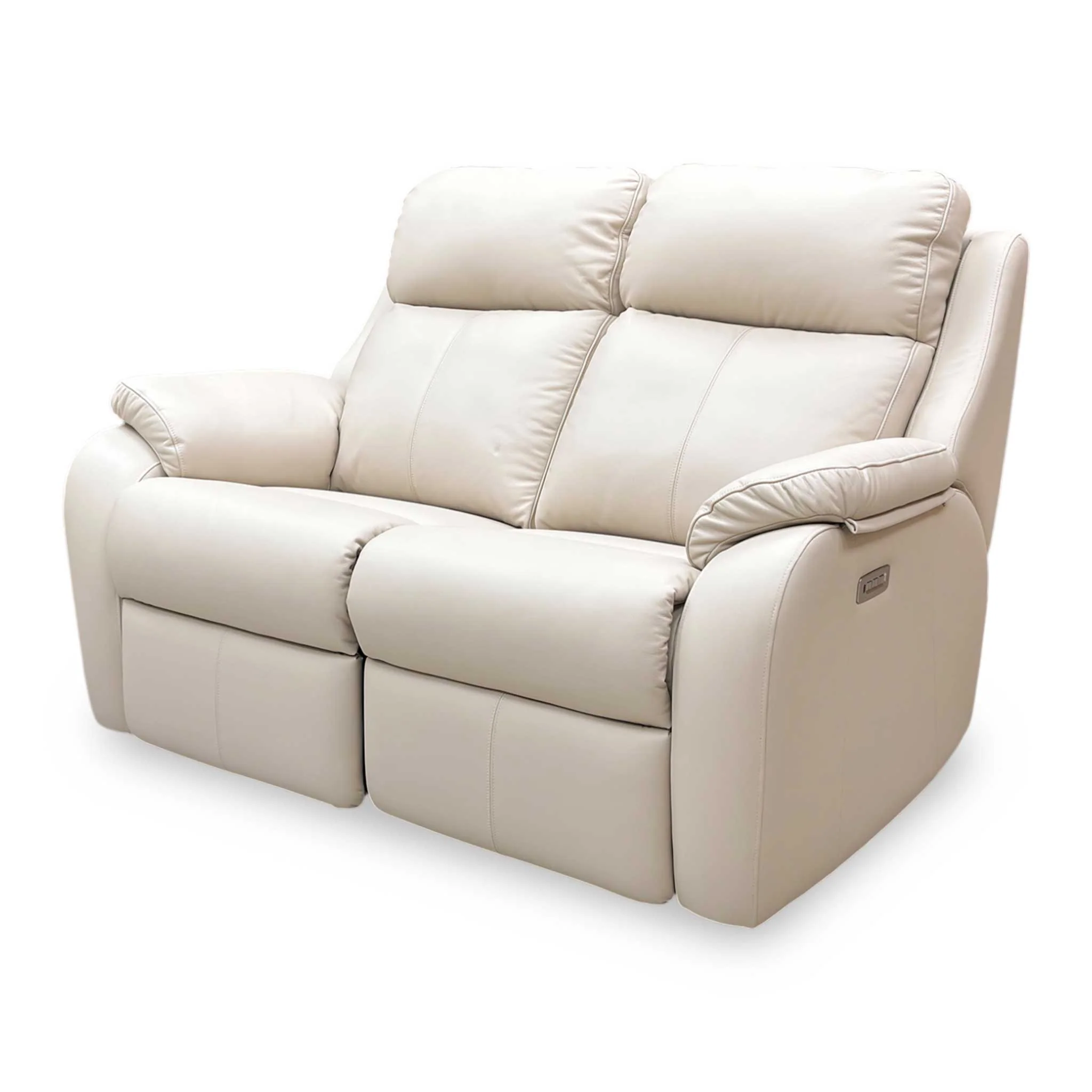 G Plan ‘Kingsbury’ L843 Cambridge Stone Leather 2 Seater Power Recliner Sofa with Power Headrests and Power Lumbar - Image 7