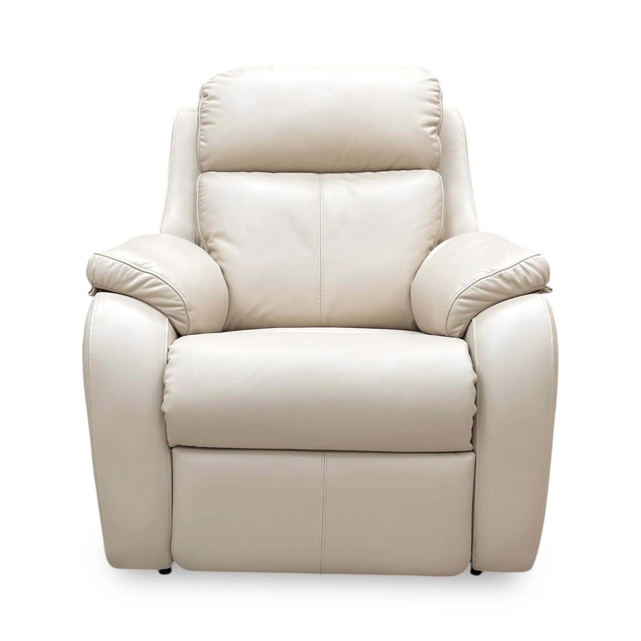 G Plan 'Kingsbury' L843 Cambridge Stone Leather Power Recliner Chair with Power Headrest and Power Lumbar - Image 7