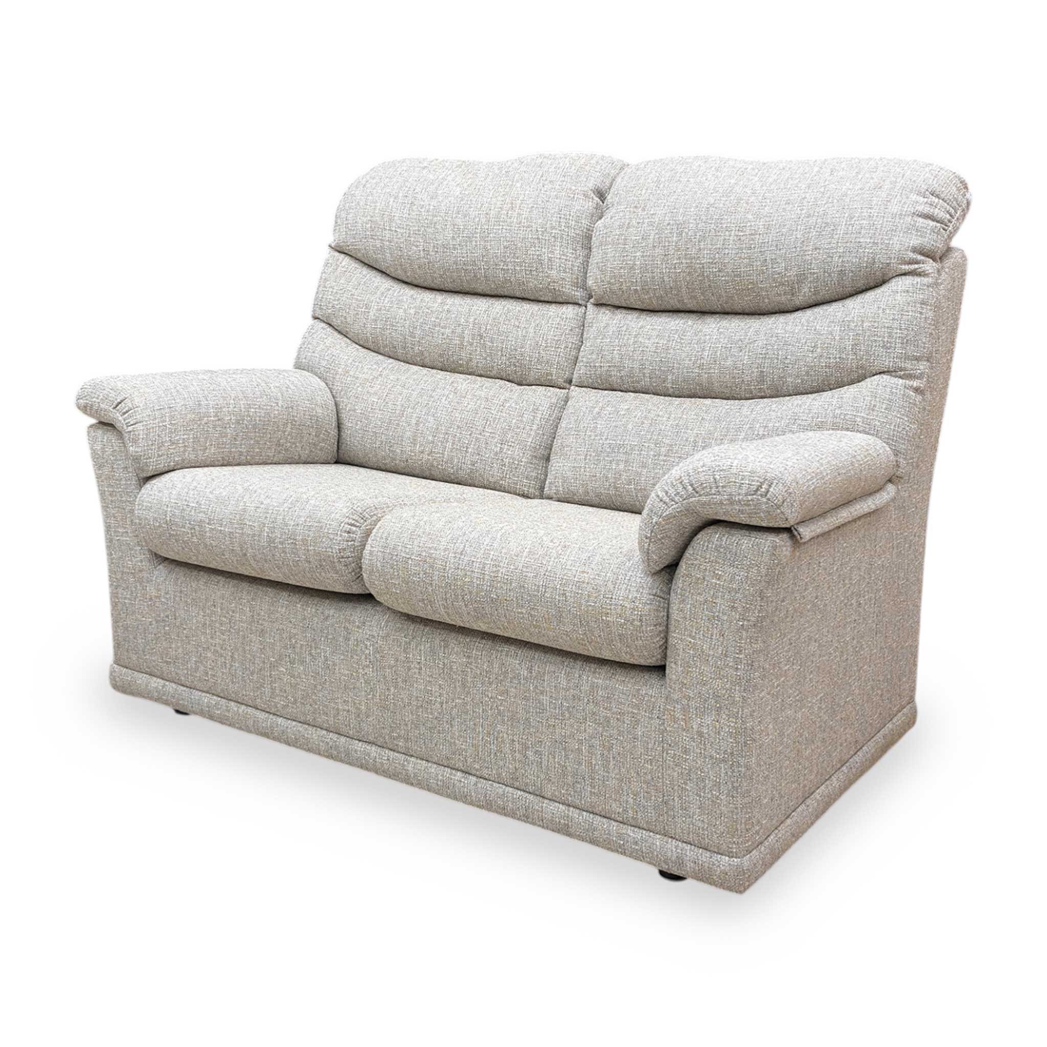 G Plan ‘Malvern’ B920 Waffle Taupe Fabric 2 Seater Sofa - Image 5