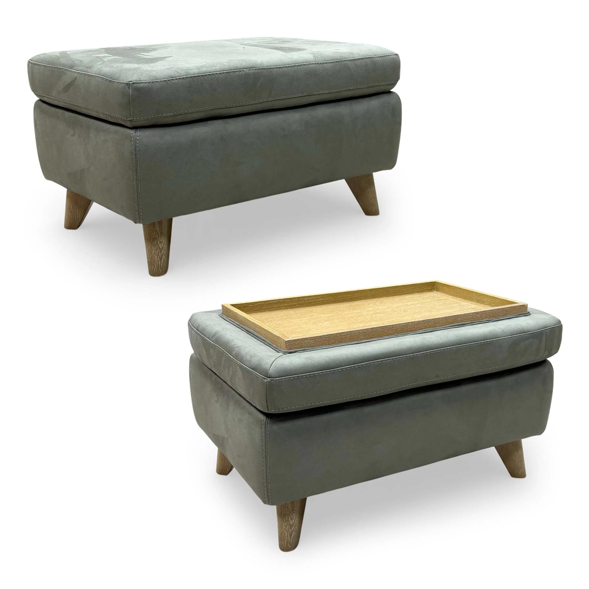 'Malmo' Olive Bfa-Ori-R12 Fabric Coffee Table Storage Footstool