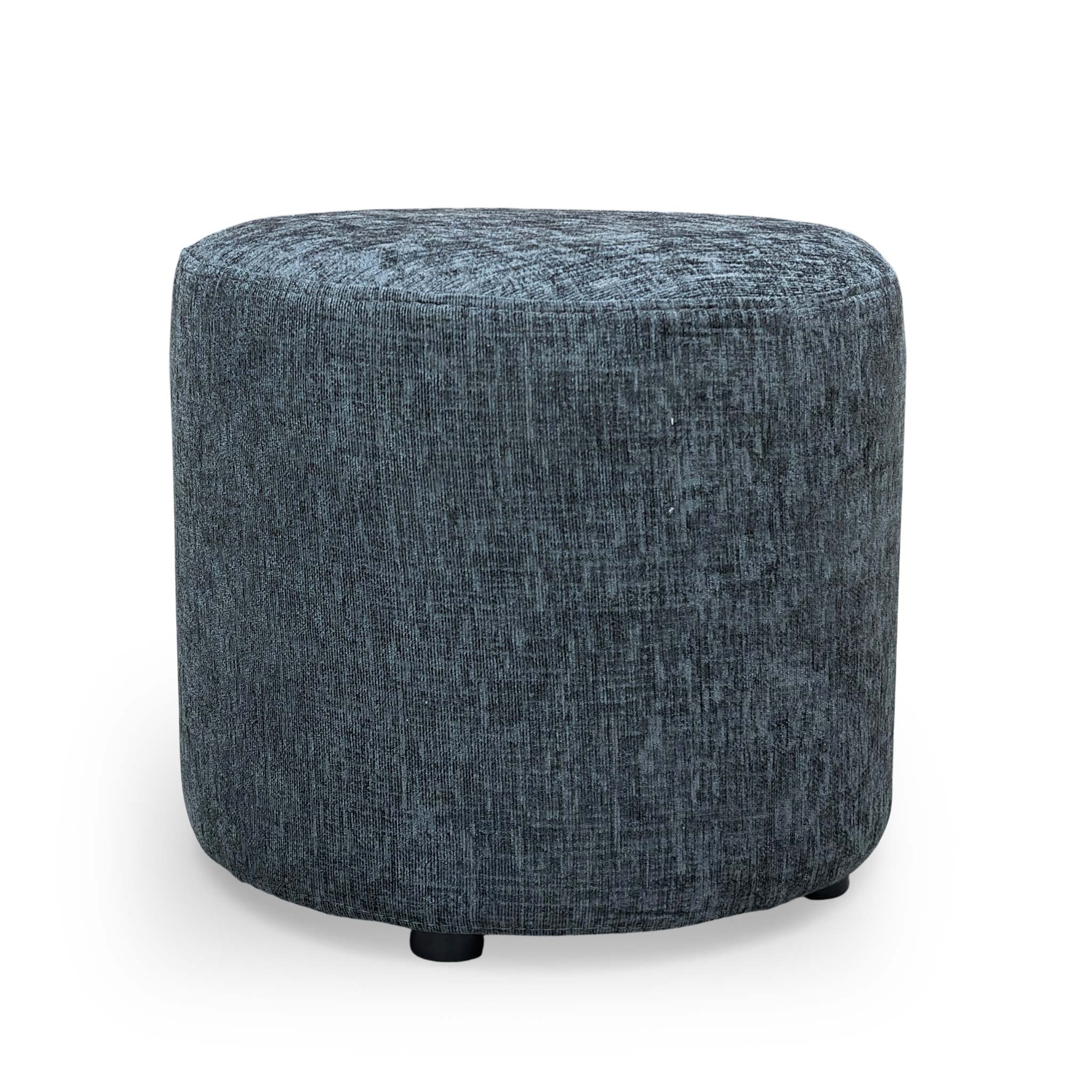'Oslo’ Charcoal Fabric Footstool - Image 6