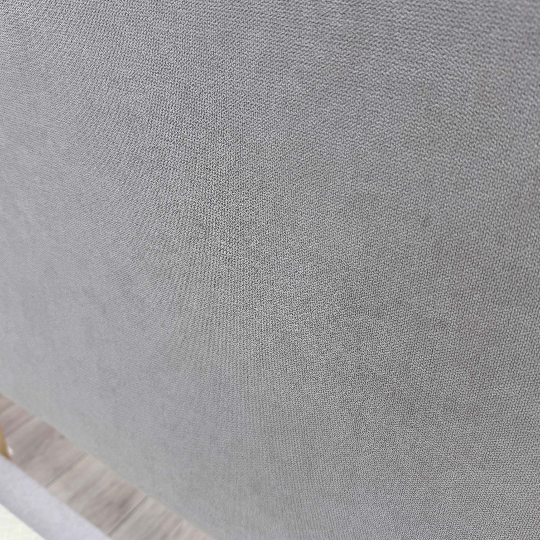 'Roma' Venice Silver Velvet Headboard + Divan Base - Super King - Image 5