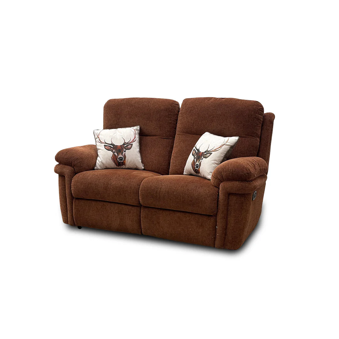 'Toledo' Pumpkin Fabric 2 Seater Sofa - Image 5