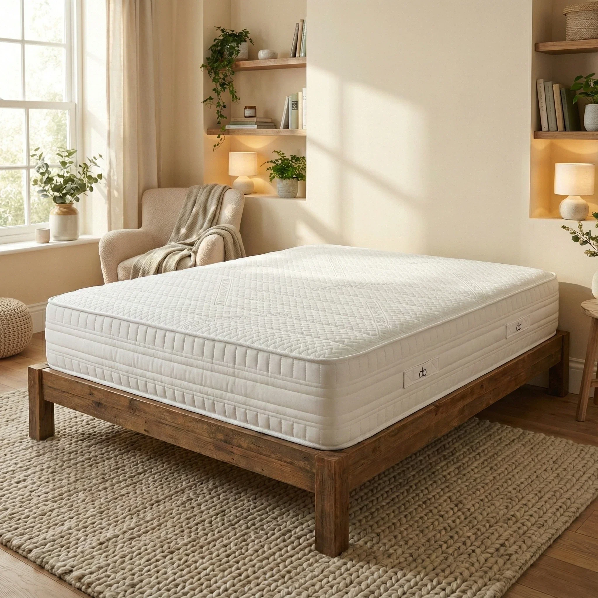 ‘Trio’ Firm 1500 Pocket Spring Mattress - King - Image 2