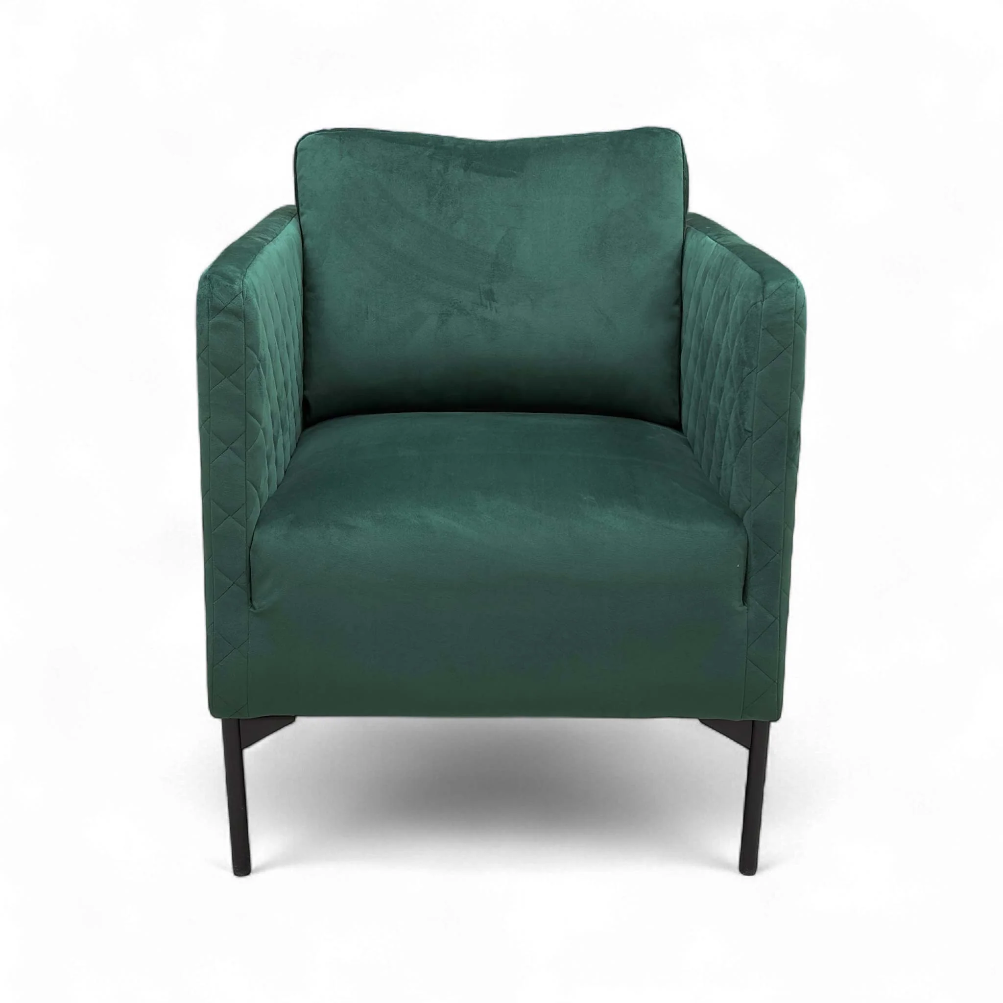 'Tub' Forest Sensual Velvet Accent Chair - Image 4