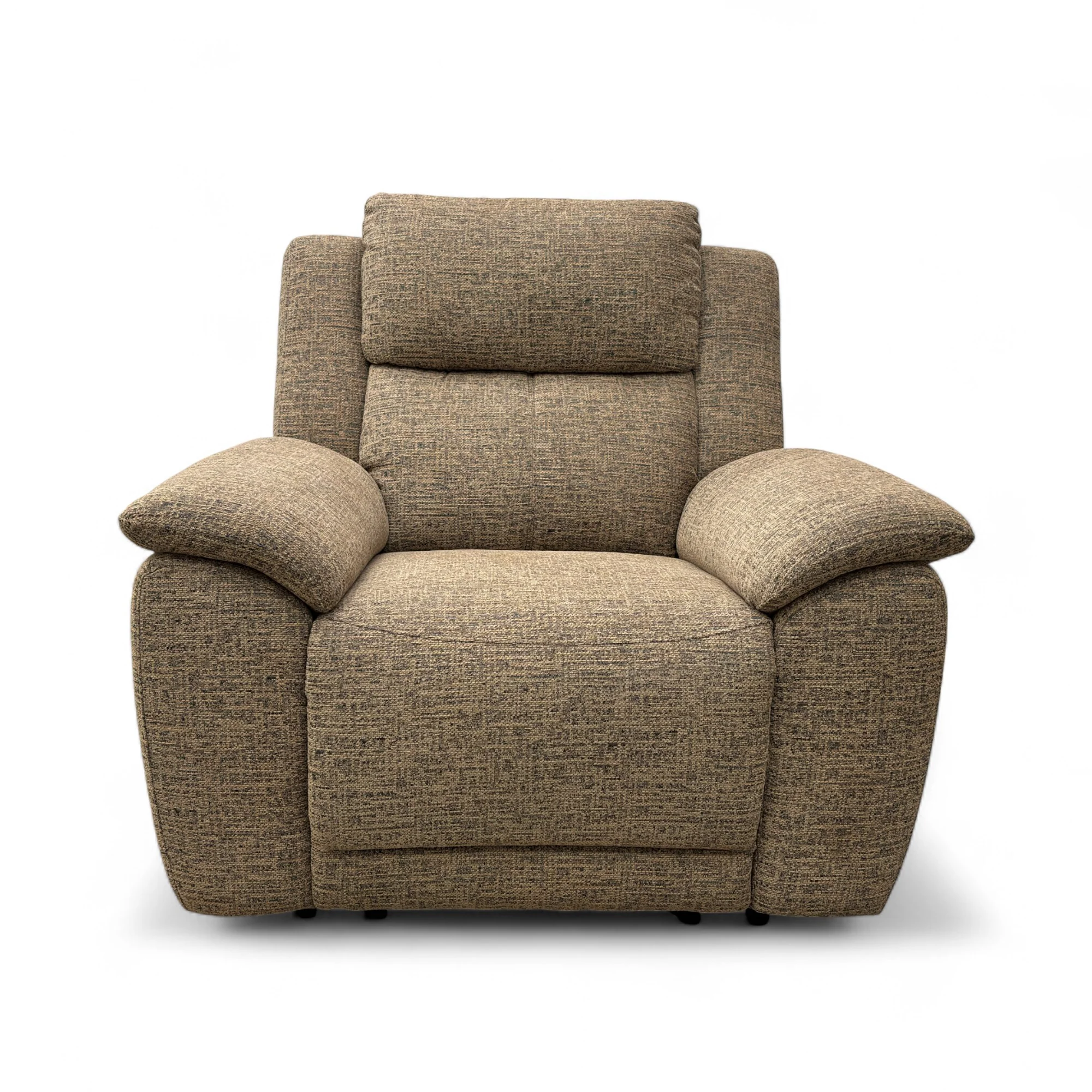 ‘Utah’ Cocoa We-0103 Tight Weave Fabric Power Recliner Armchair - Image 3
